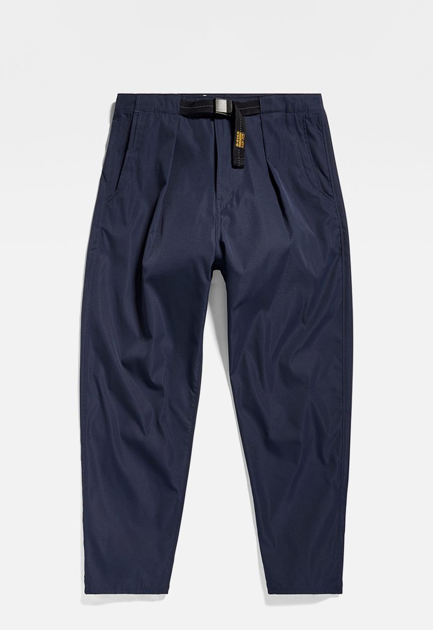 G-STAR - Pleated chino belt relaxed alpha stretch tech r wr  - salute