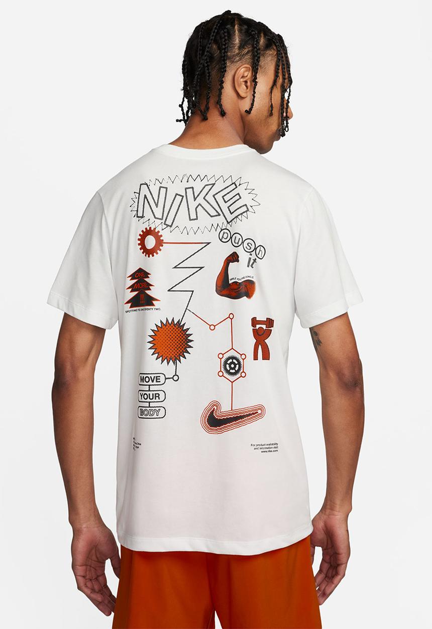 Nike - Dri-Fit IYKYK fitness tee - summit white