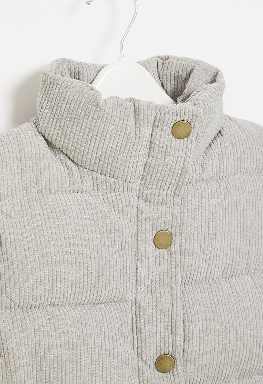 Pop Candy - Cord gilet - grey
