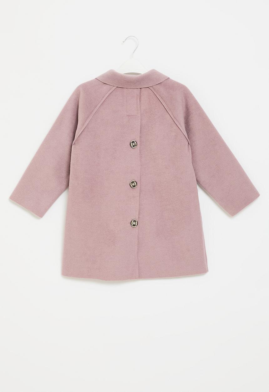 Pop Candy - Reglan sleeve woolen coat - pink
