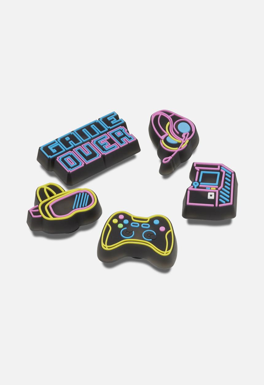 Crocs - Lights up neon gamer 5 pack jibbitz - multi