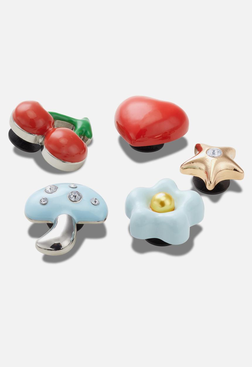 Crocs - Puffy metals 5 pack jibbitz - multi