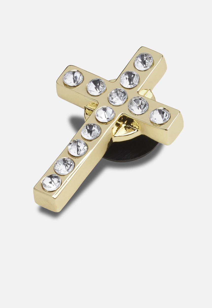 Crocs - Bling cross loose jibbitz - gold