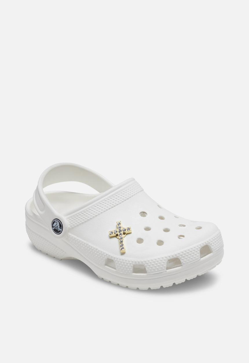 Crocs - Bling cross loose jibbitz - gold