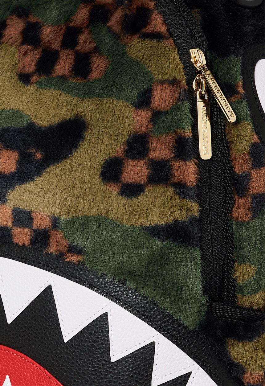 Sprayground - Green 3am fur backpack - camo