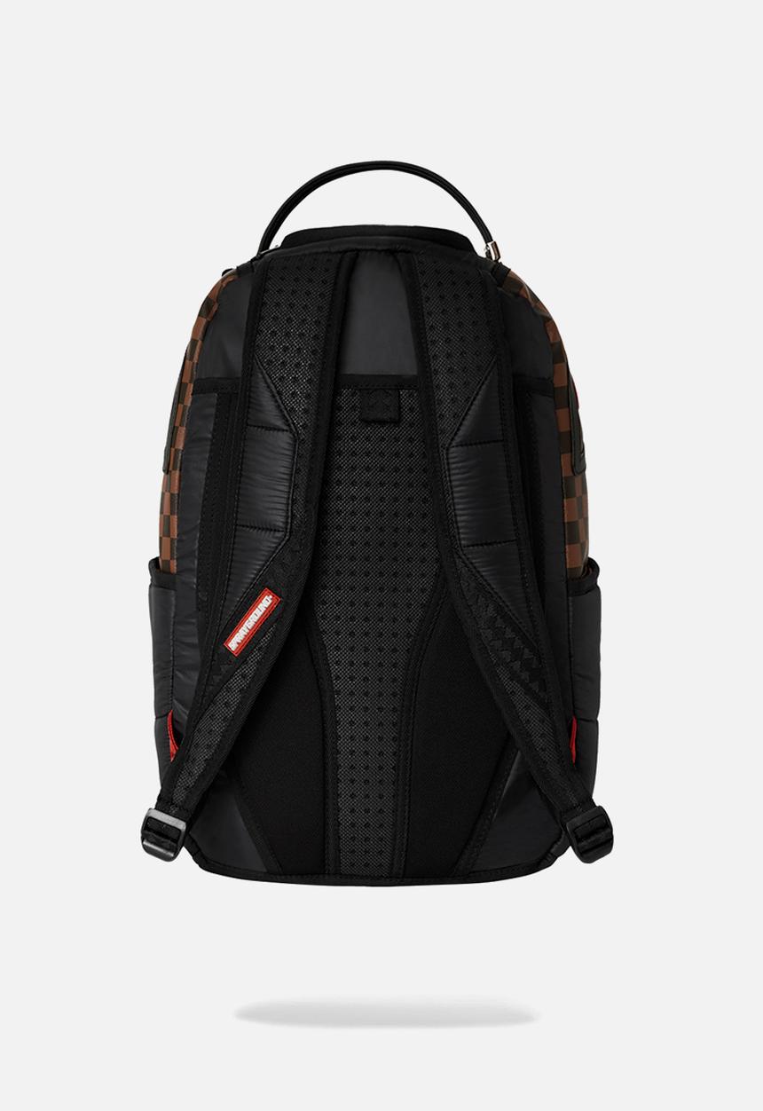 Sprayground - Sharks in paris puffer backpack - black & red