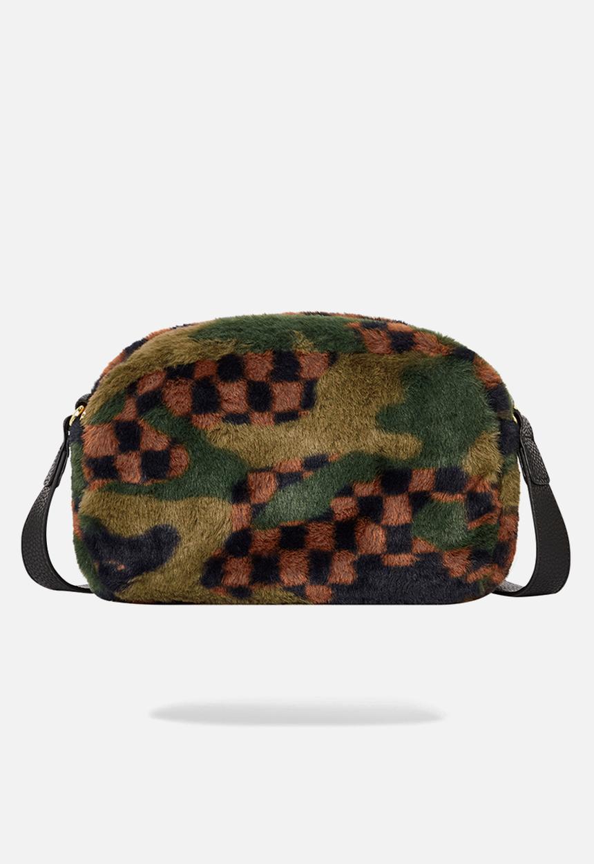 Sprayground - Green 3am fur brick sling - camo