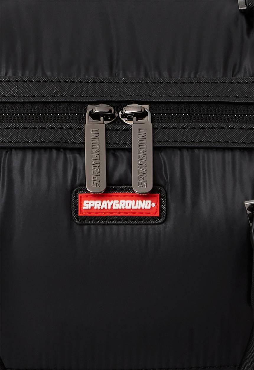 Sprayground - Sharks in paris puffer mini duffel - black & red