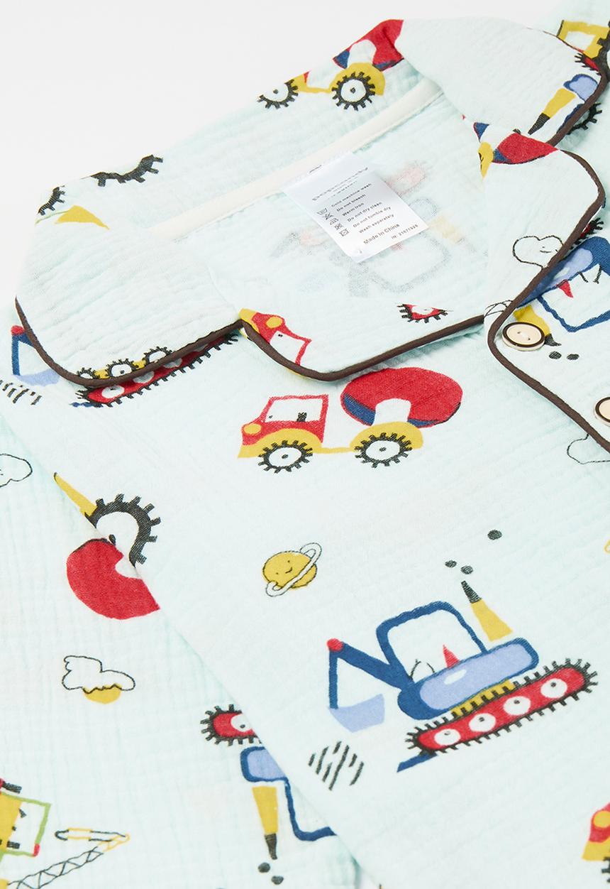 Pop Candy - Printed pj set - light blue