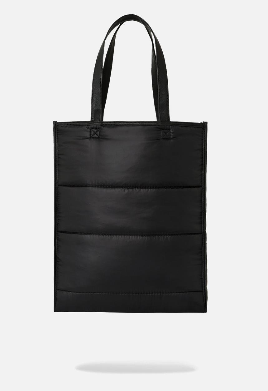 Sprayground - Sharks in paris puffer tote - black & red
