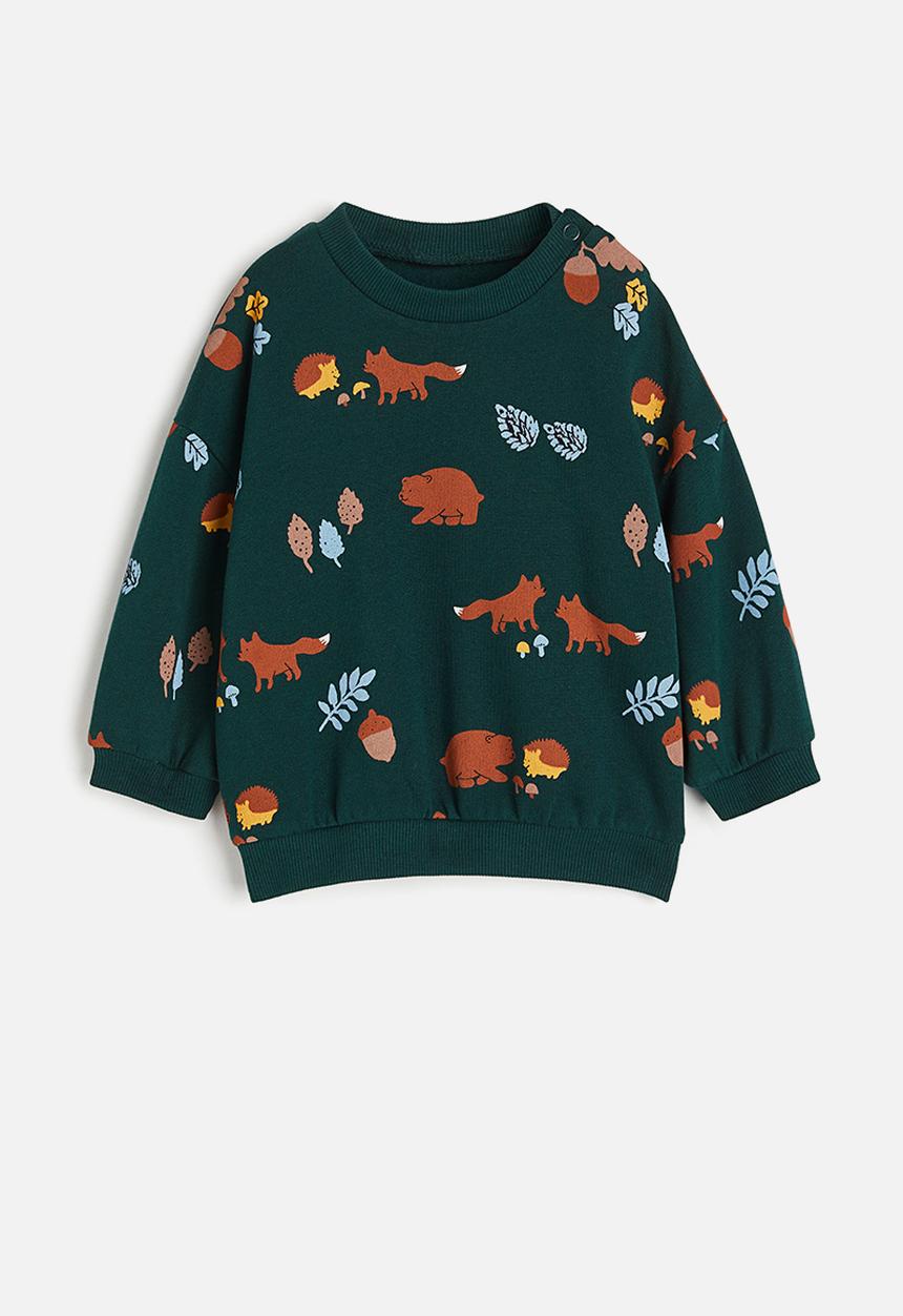 H&M - Cotton sweatshirt - green