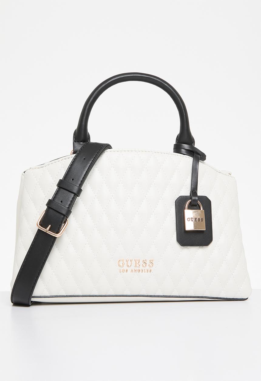 GUESS - Easley small satchel - milk multi