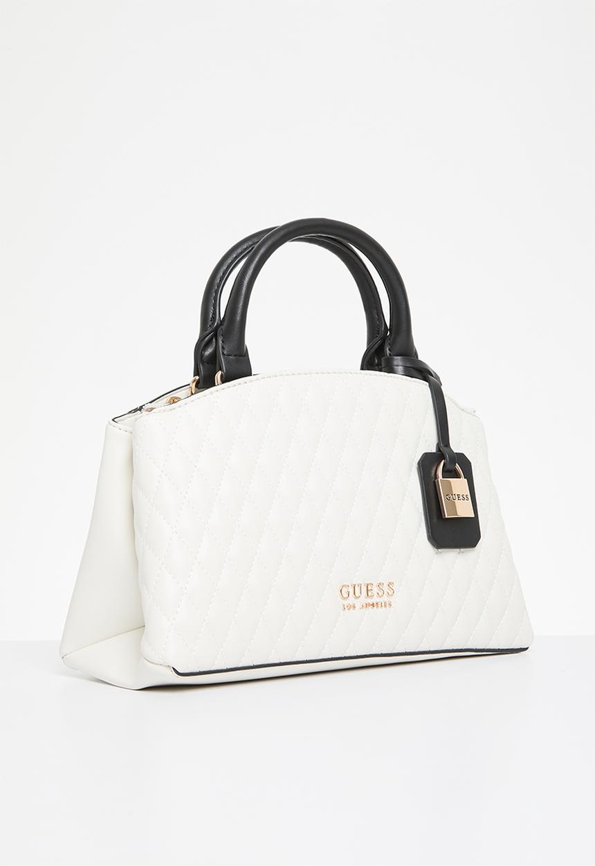 GUESS - Easley small satchel - milk multi