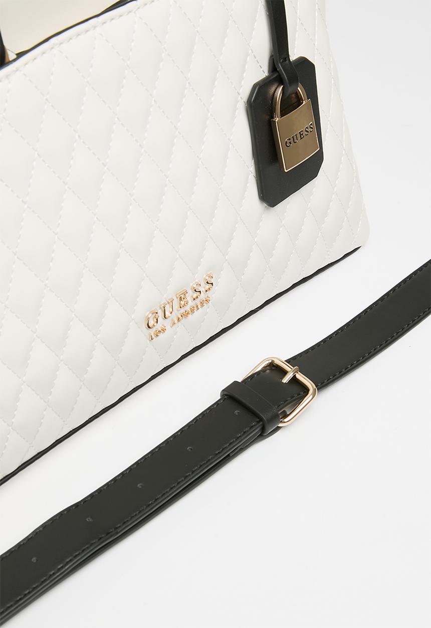 GUESS - Easley small satchel - milk multi