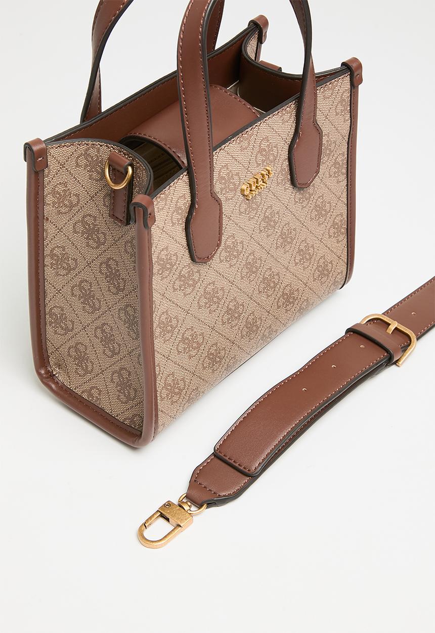 GUESS - Silvana mini tote -  brown