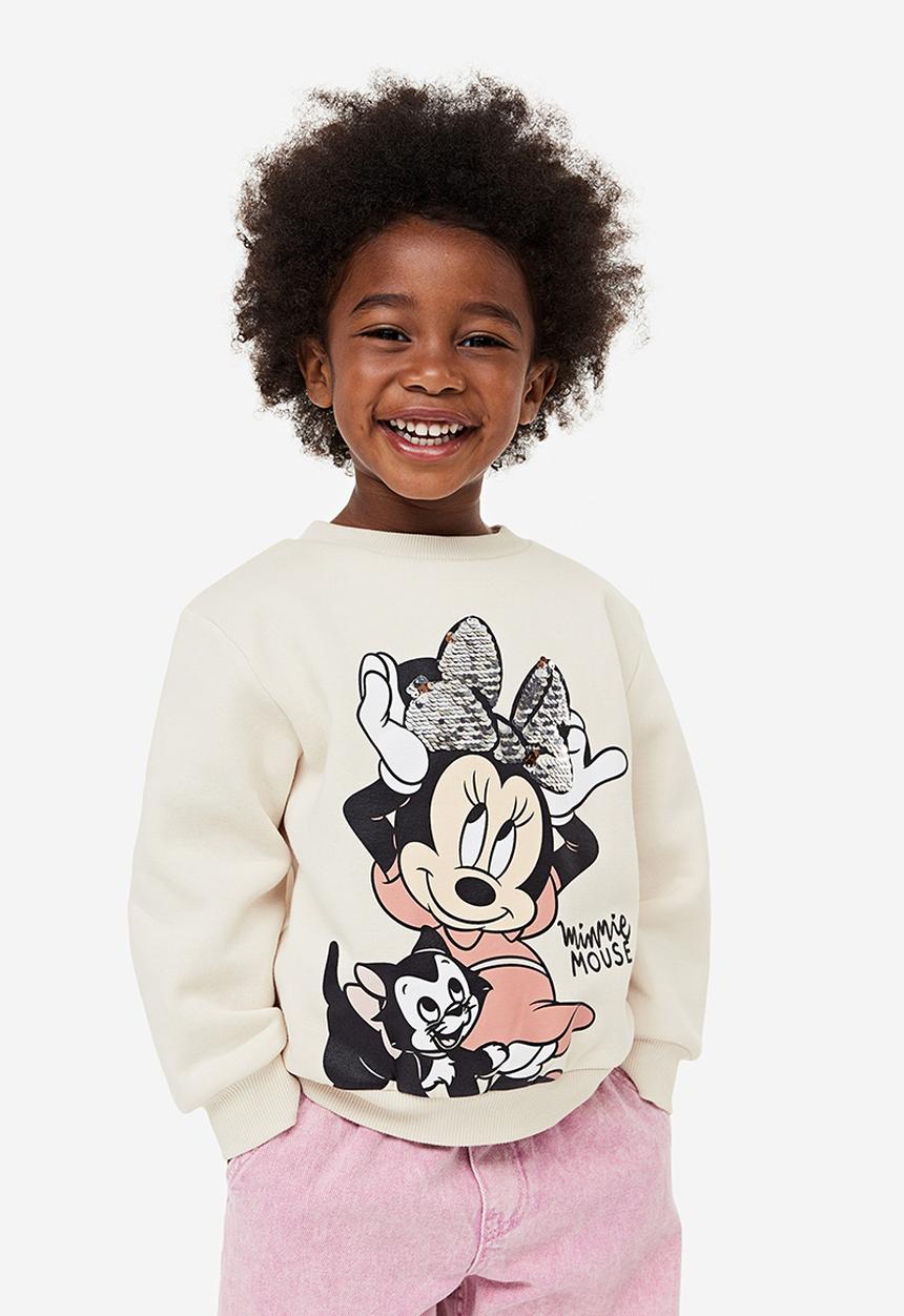H&M - Printed sweatshirt - white