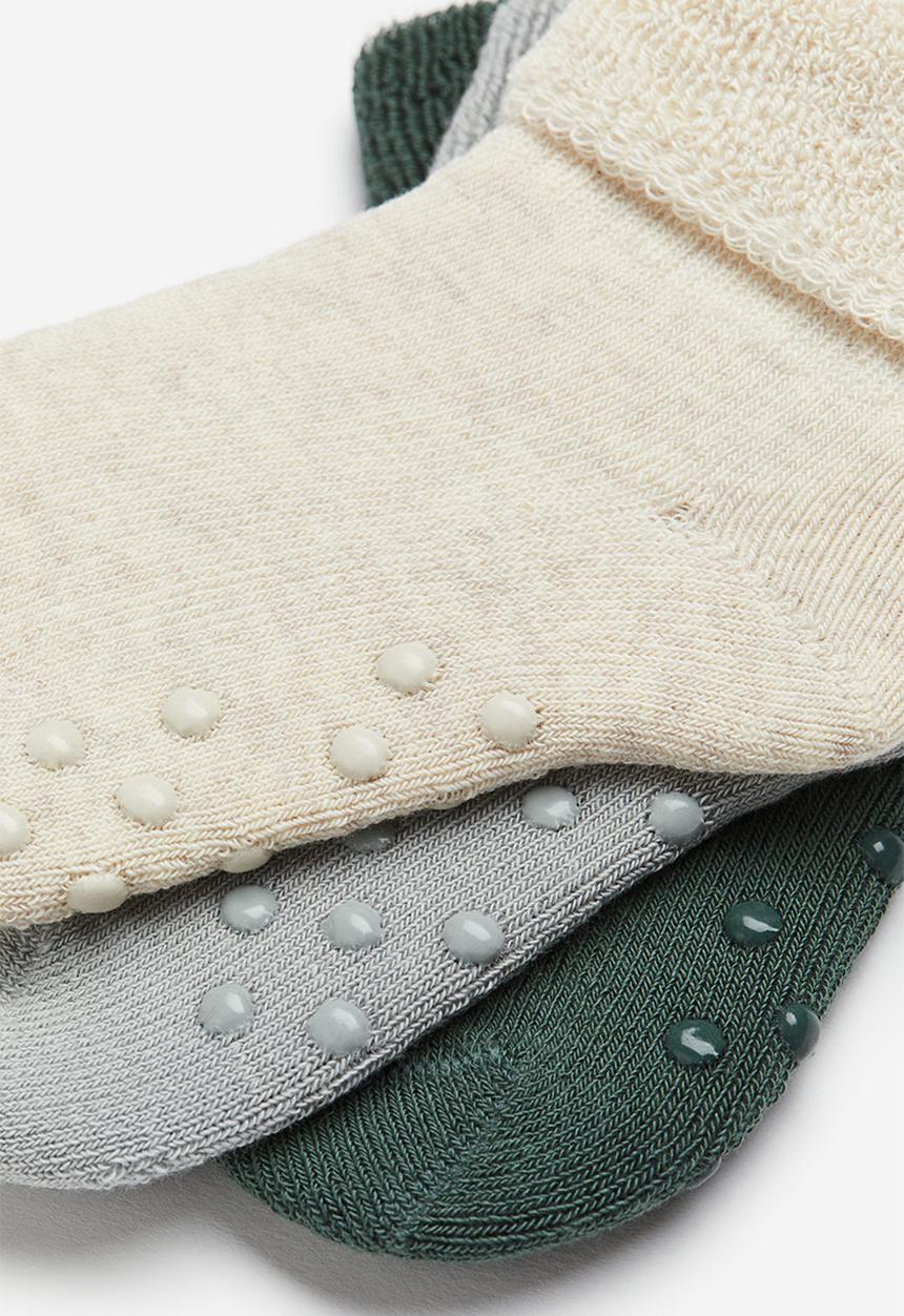 H&M - 5-Pack anti-slip terry socks - multi 