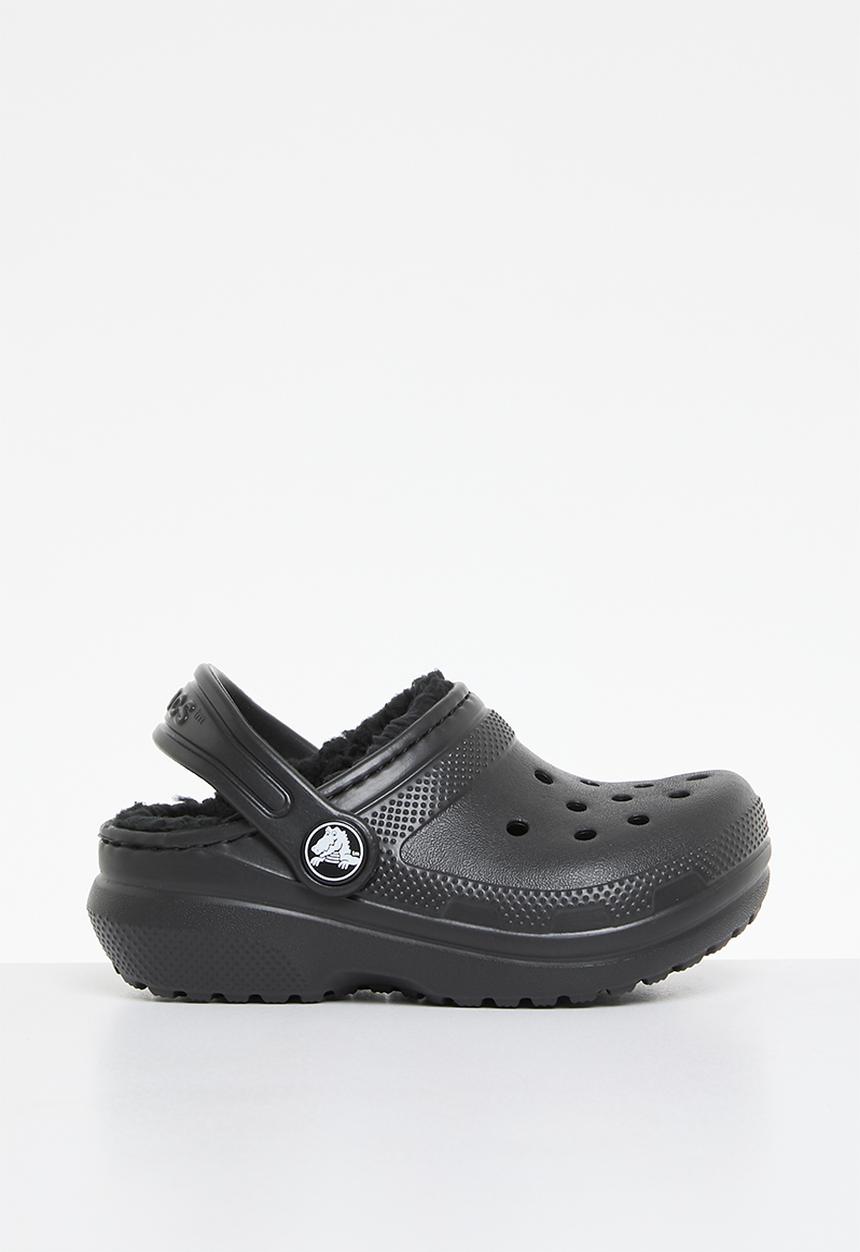 Crocs - Classic Lined Clog T - Black/Black