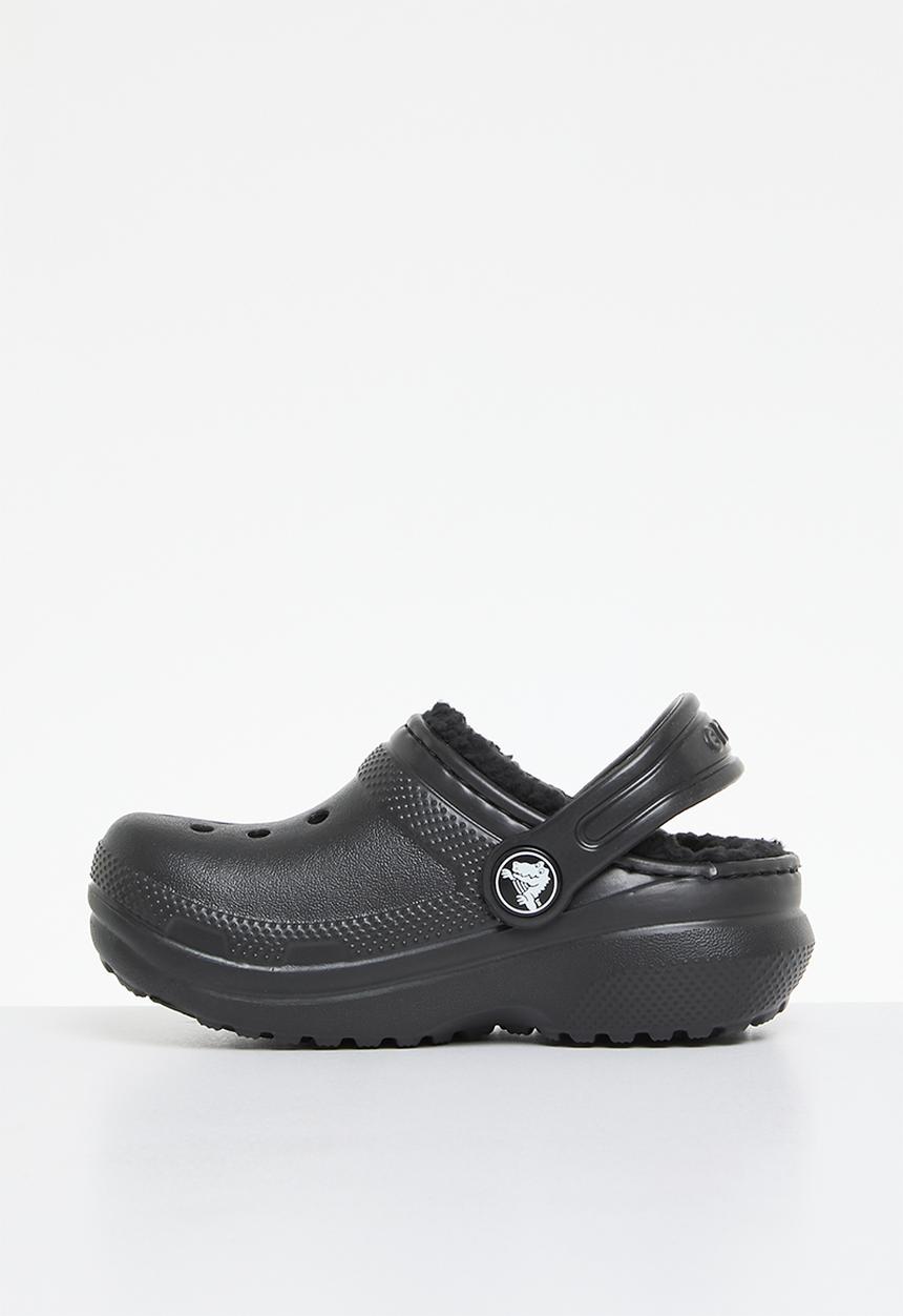 Crocs - Classic Lined Clog T - Black/Black