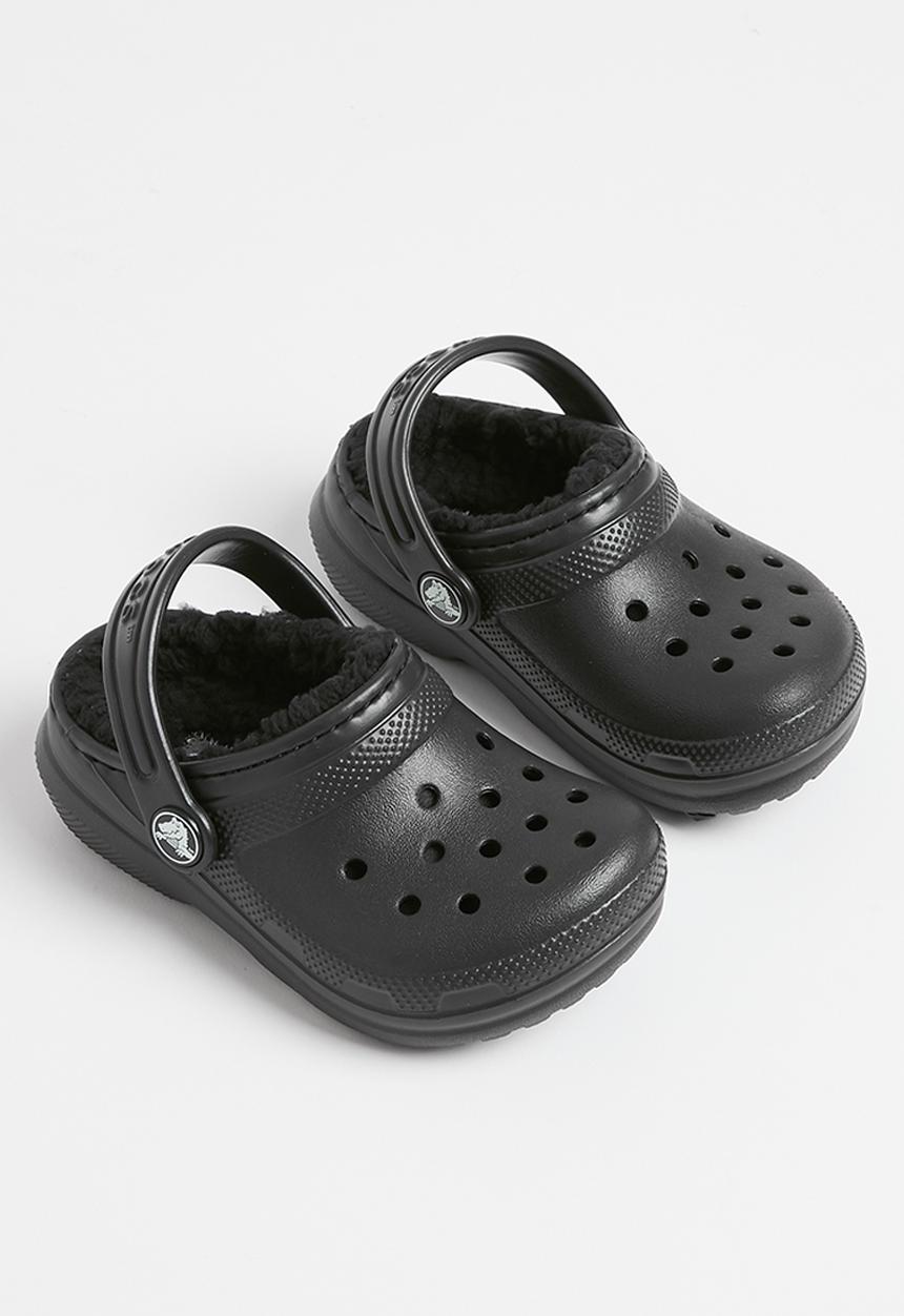Crocs - Classic Lined Clog T - Black/Black