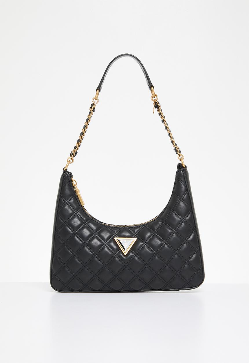 GUESS - Giully top zip shoulder bag - black