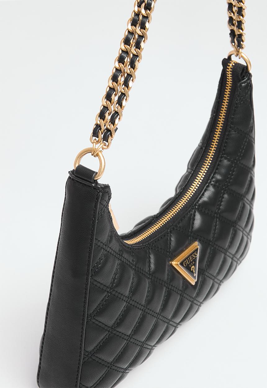 GUESS - Giully top zip shoulder bag - black