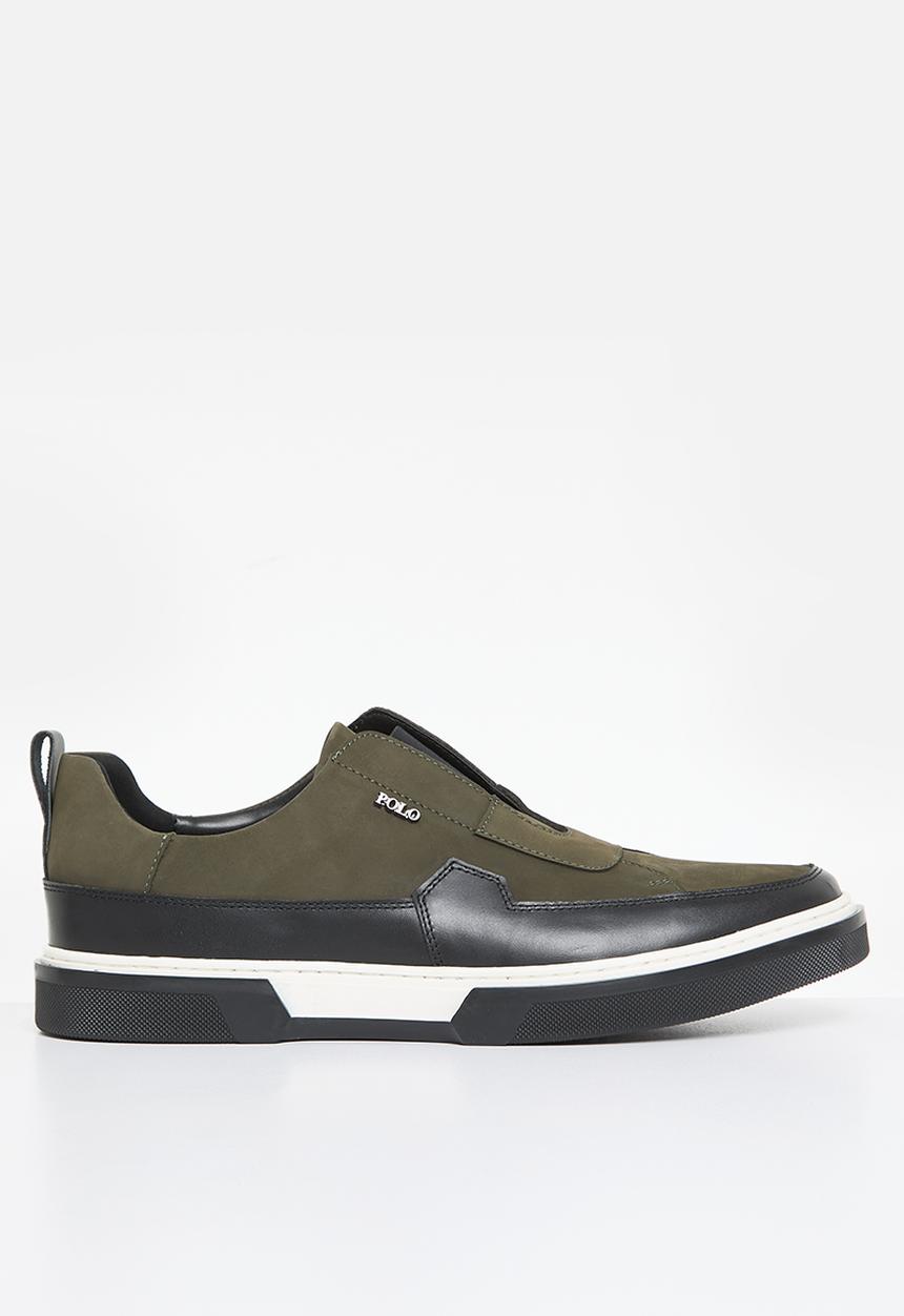 POLO - Gusset slip on sneaker - olive 