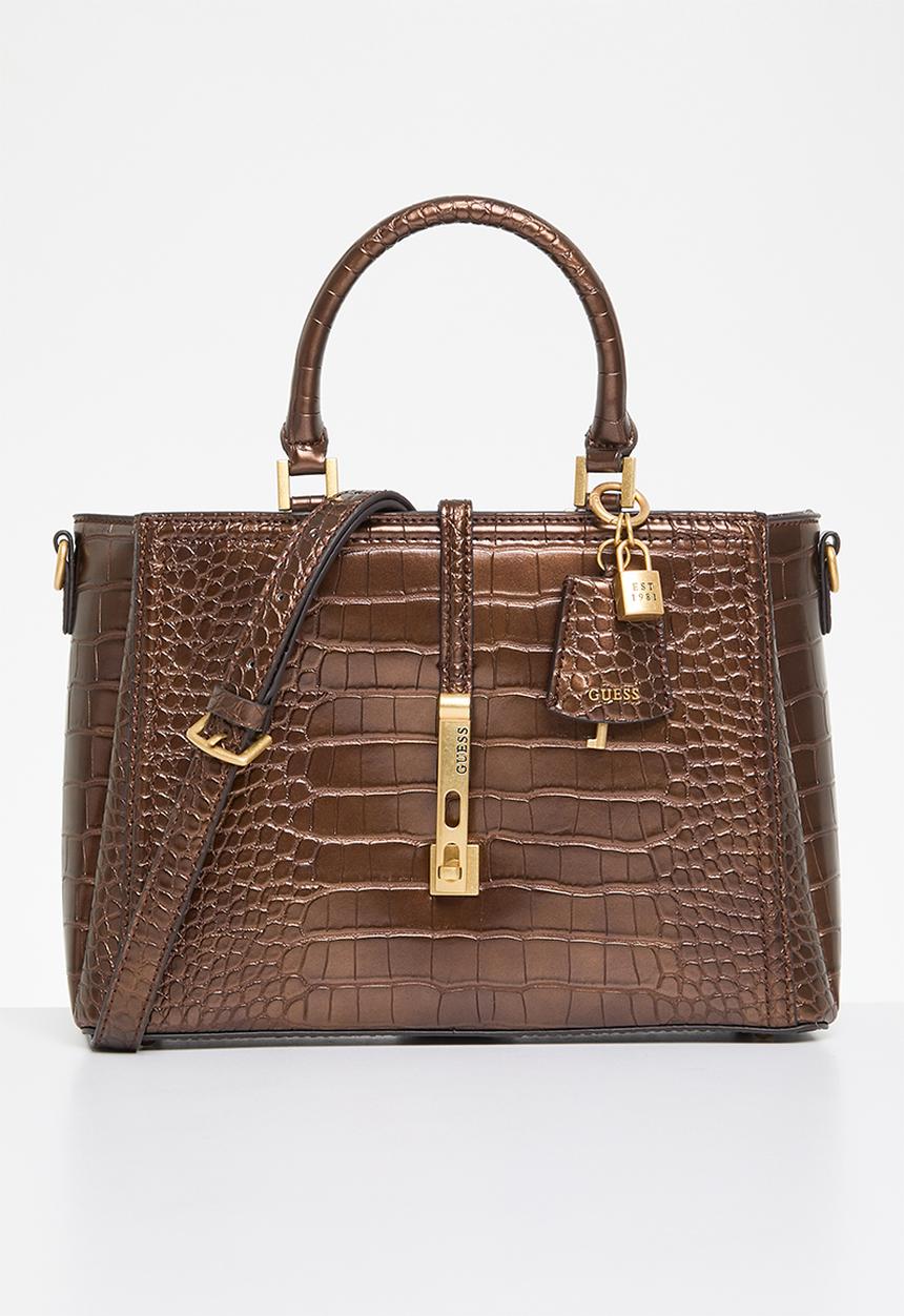 GUESS - James girlfriend satchel - bronze