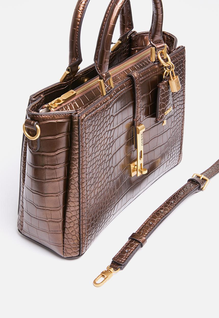 GUESS - James girlfriend satchel - bronze