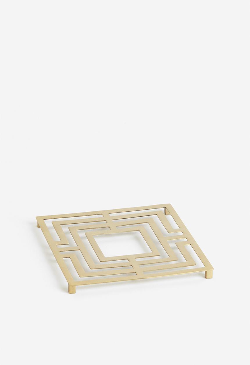 H&M - Metal trivet - gold