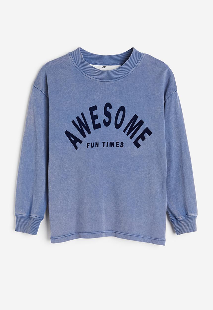 H&M - Long-sleeved t-shirt - blue