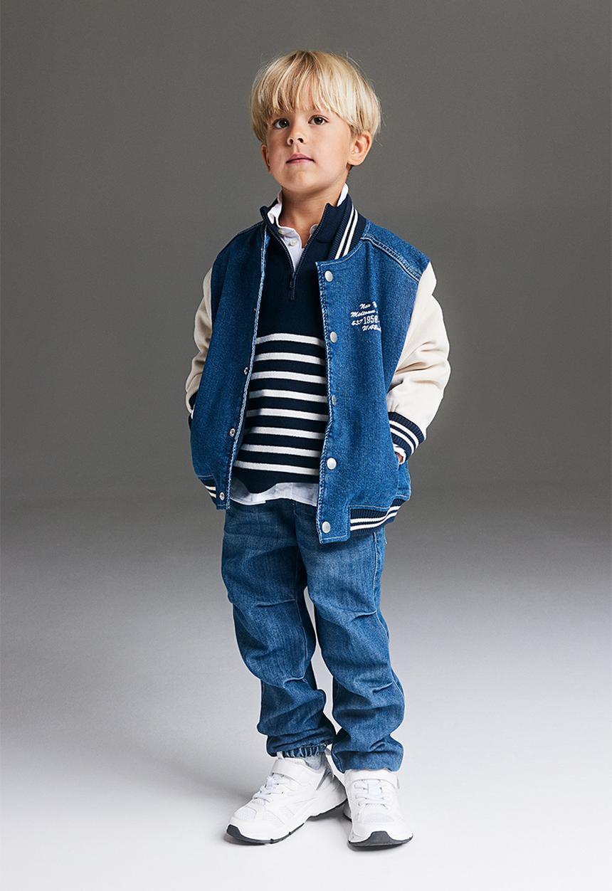 H&M - Denim parachute joggers - blue