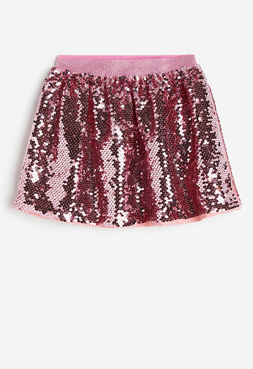 H&M - Sequined skirt - pink