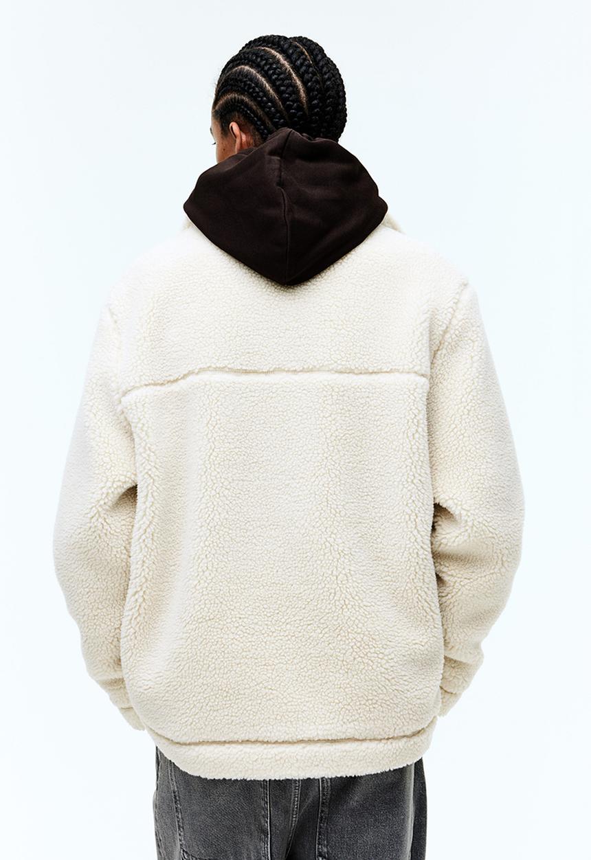 H&M - Regular fit teddy jacket - light beige