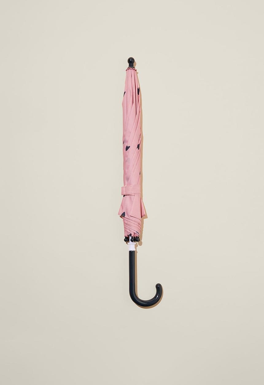 Cotton On - Kids rainy day umbrella - zephyr/ditsy hearts