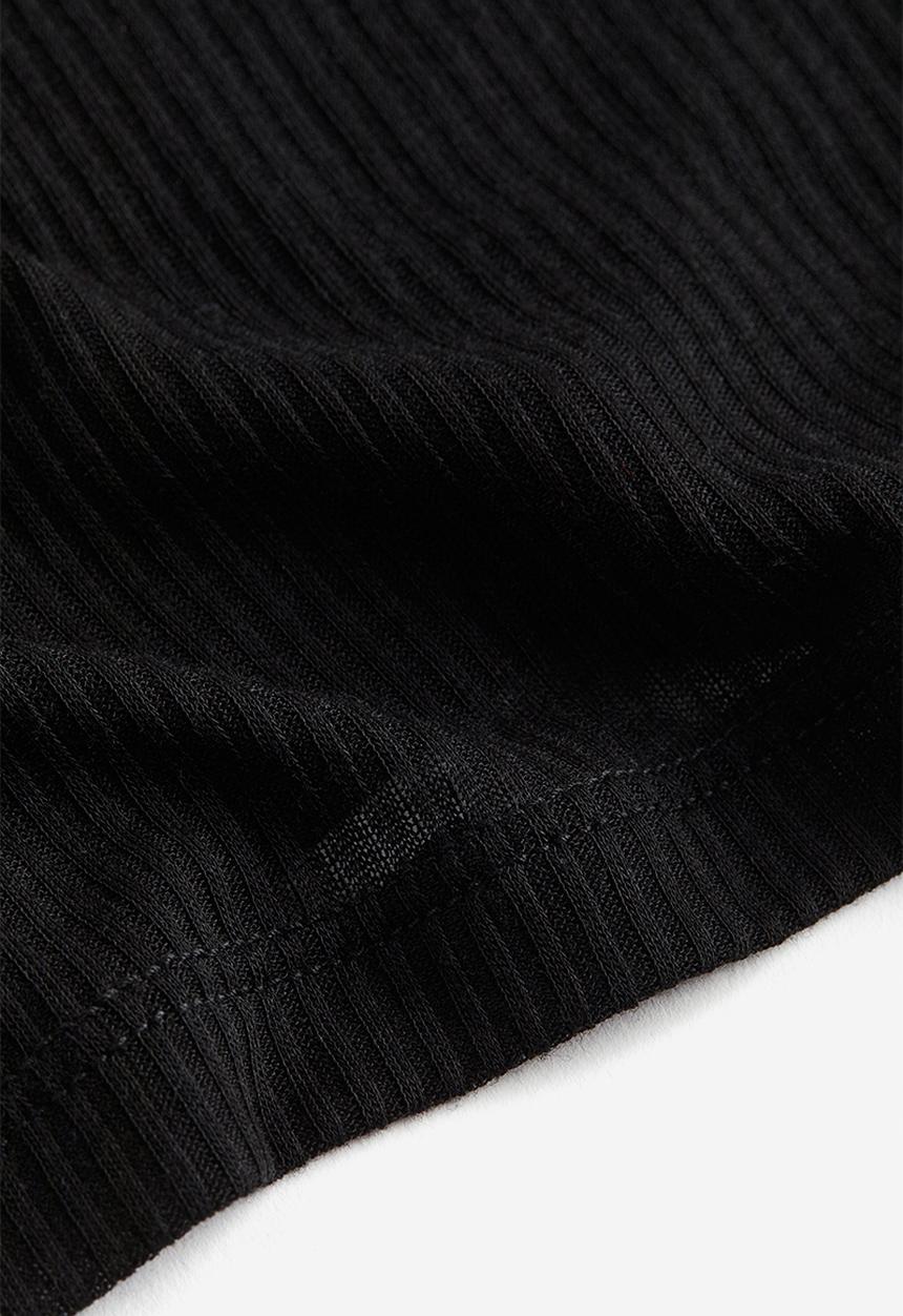 H&M - Long-sleeved top - black