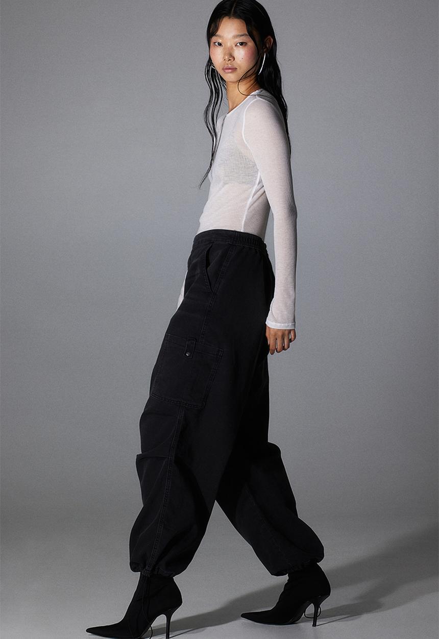 H&M - Long-sleeved top - white