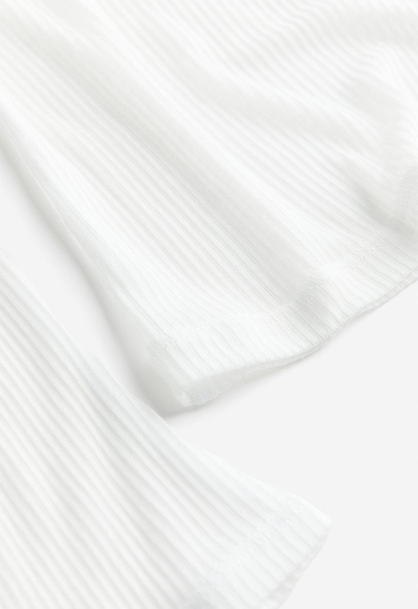 H&M - Long-sleeved top - white