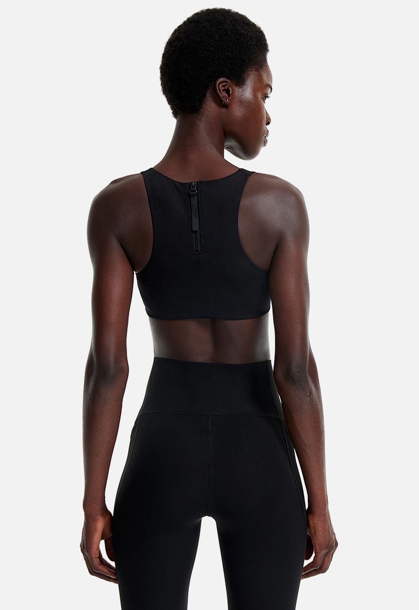 H&M - Drymove™ medium support sports bra - black