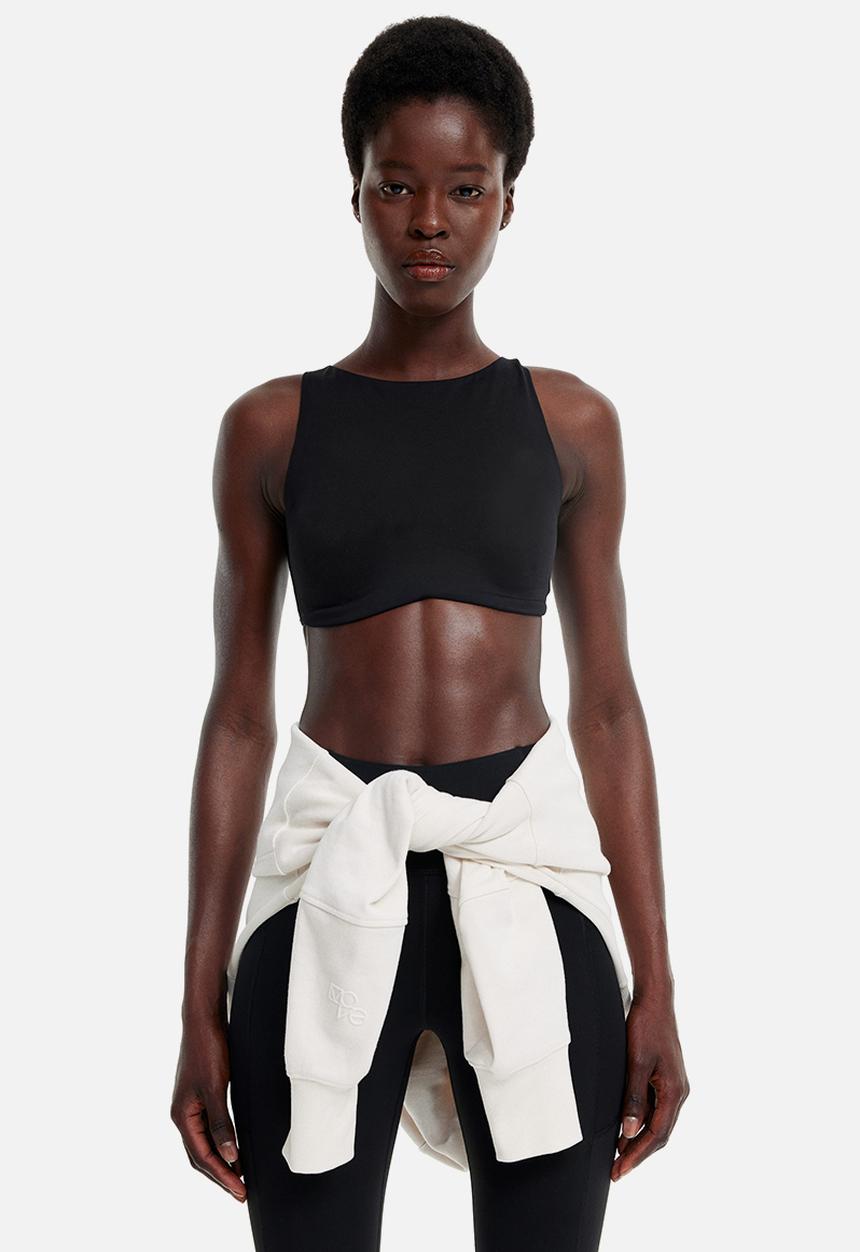 H&M - Drymove™ medium support sports bra - black