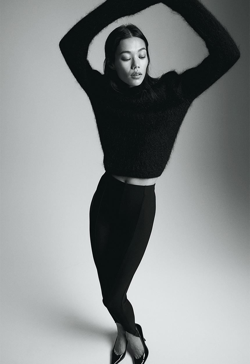 H&M - Mohair-blend jumper - black