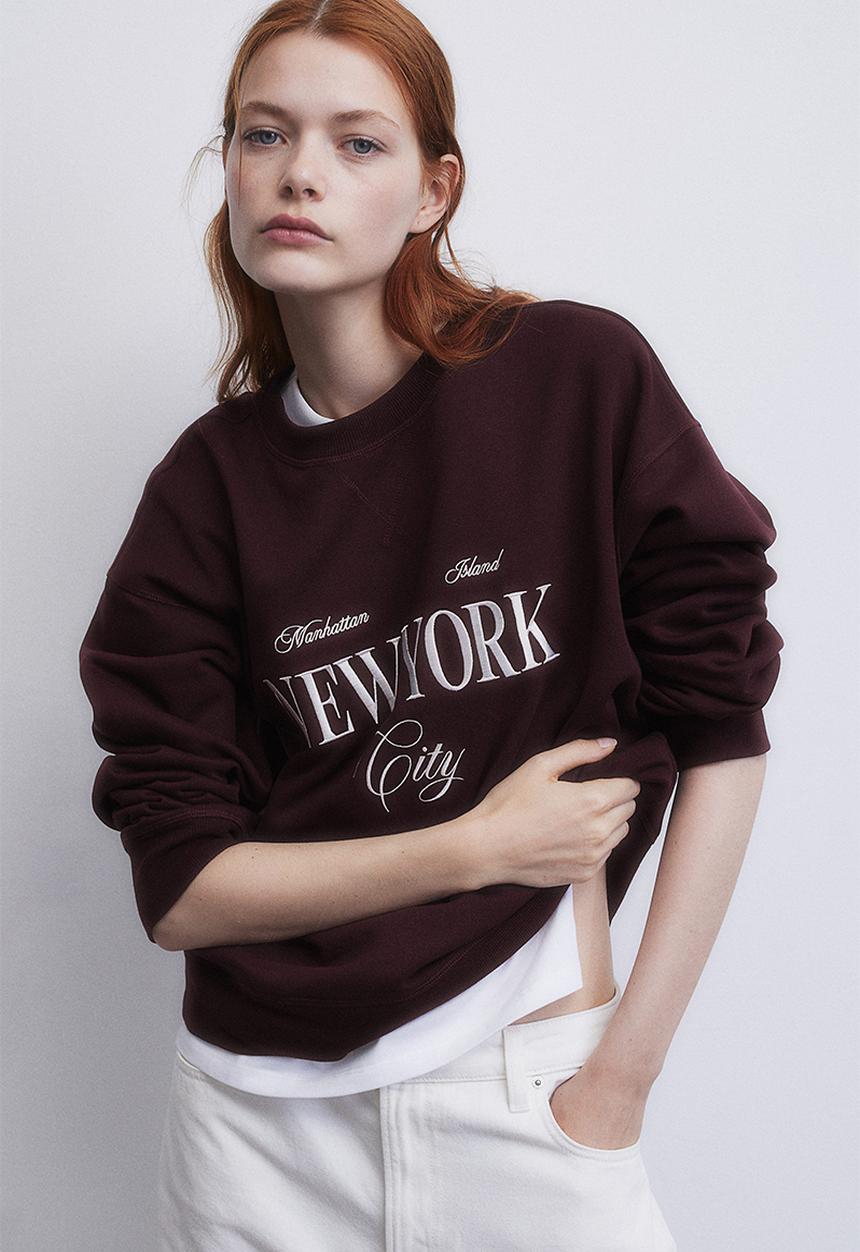 H&M - Sweatshirt - red multi
