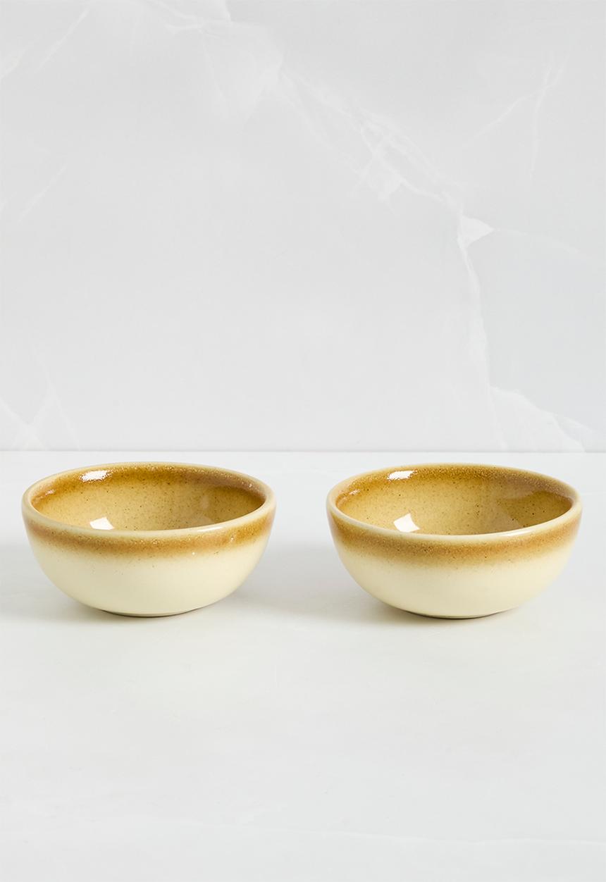 Sixth Floor - Bowl set of 2 - mustard