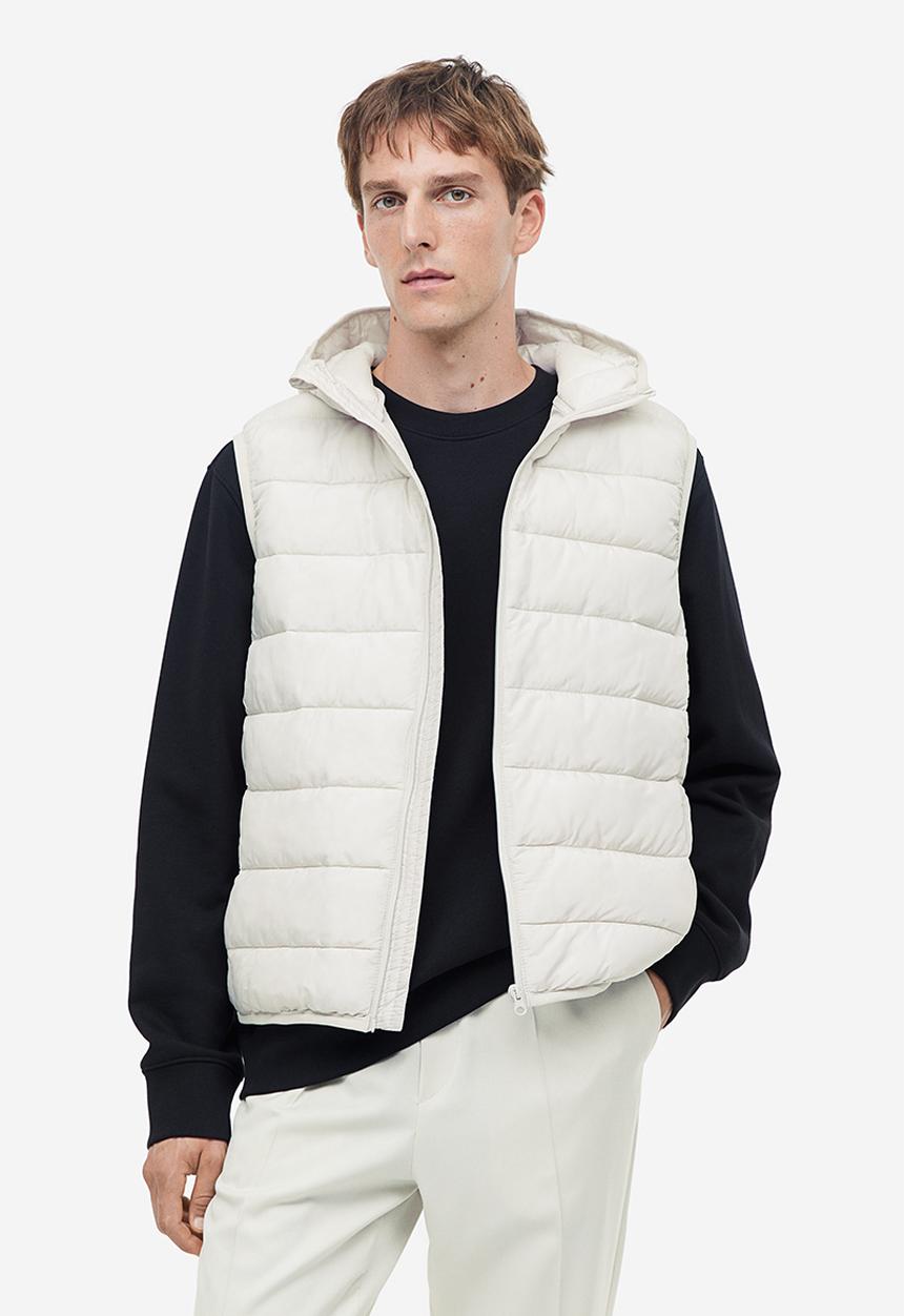 H&M - Padded lightweight gilet - light beige