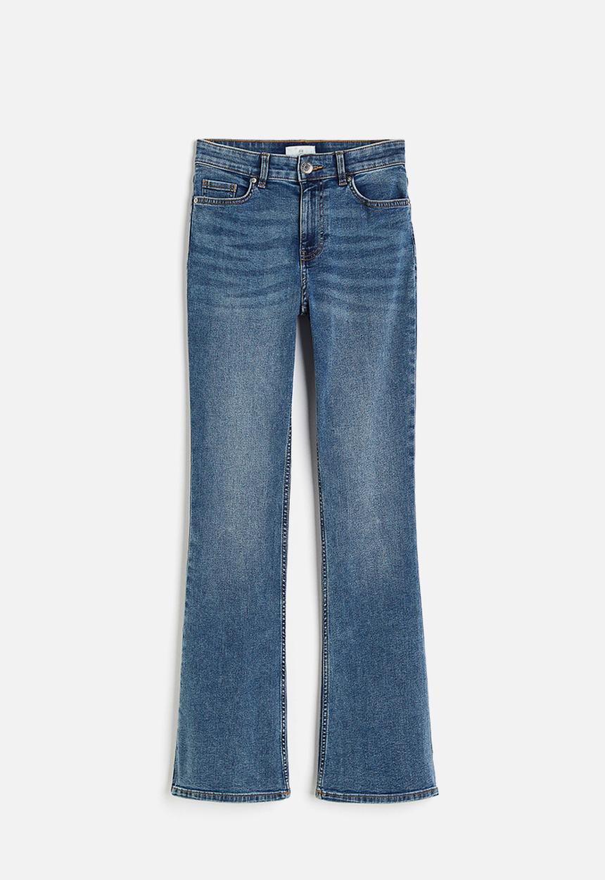 H&M - Flared high jeans - denim blue