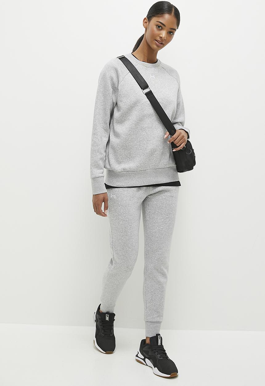 Under Armour - UA Rival Fleece Crew - Mod Gray Light Heather