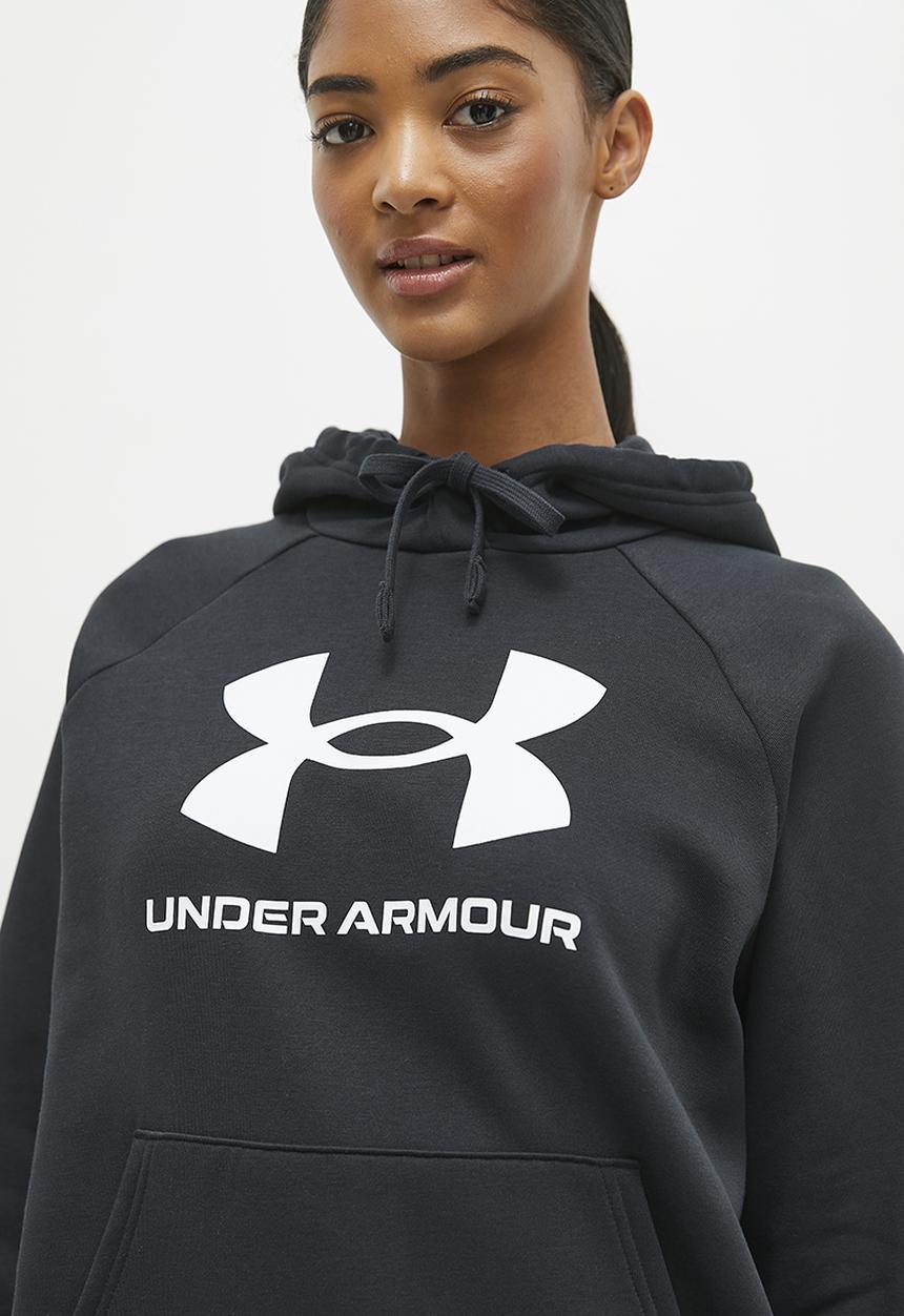 Under Armour - UA Rival Fleece Big Logo Hdy - Black