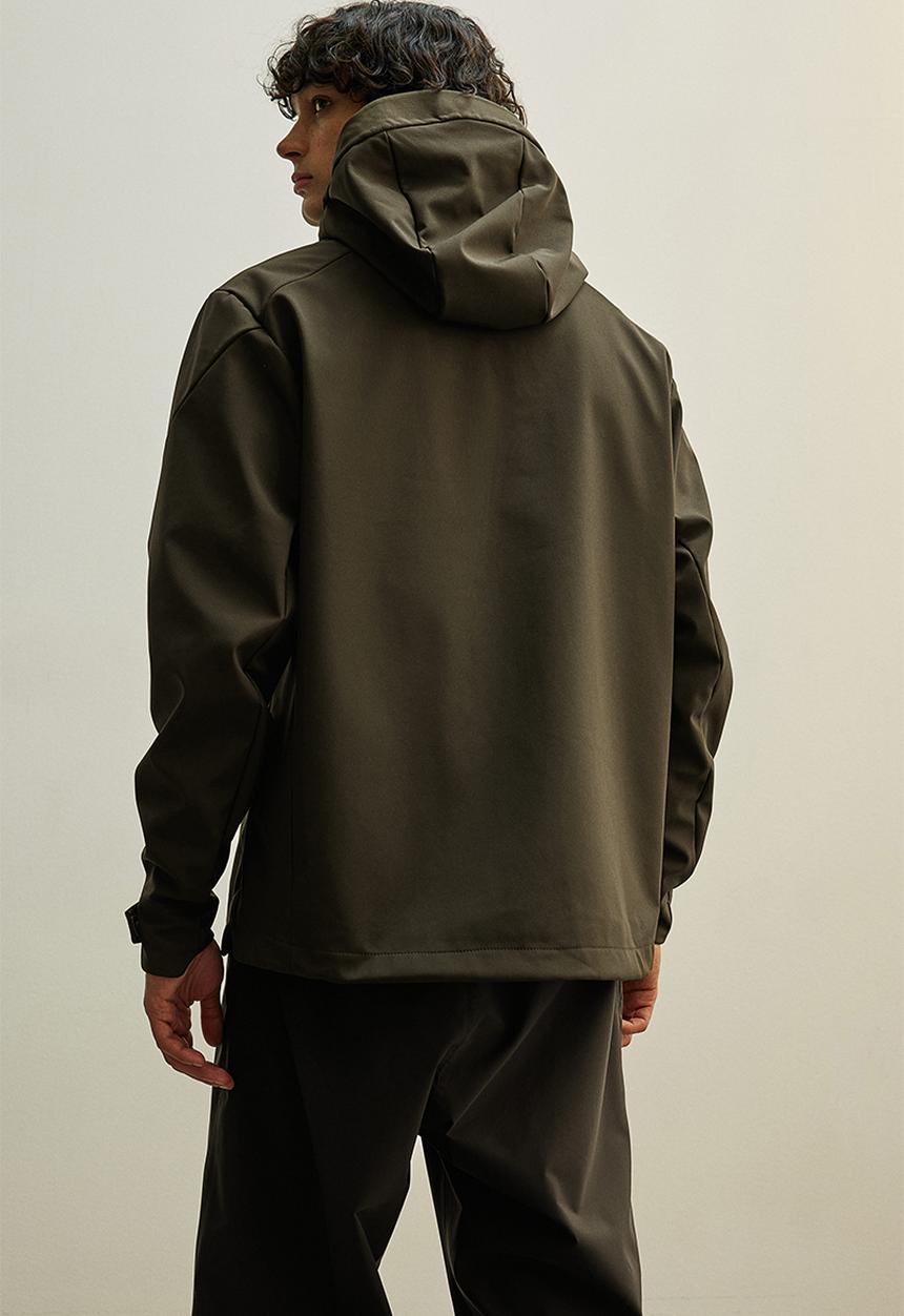 H&M - Water-repellent softshell jacket - dark khaki green