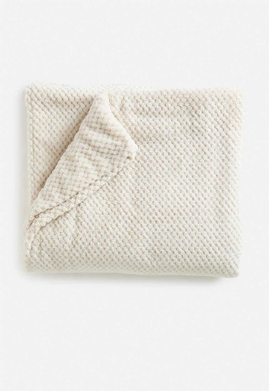 Sixth Floor - Waffle Fleece Throw - natural