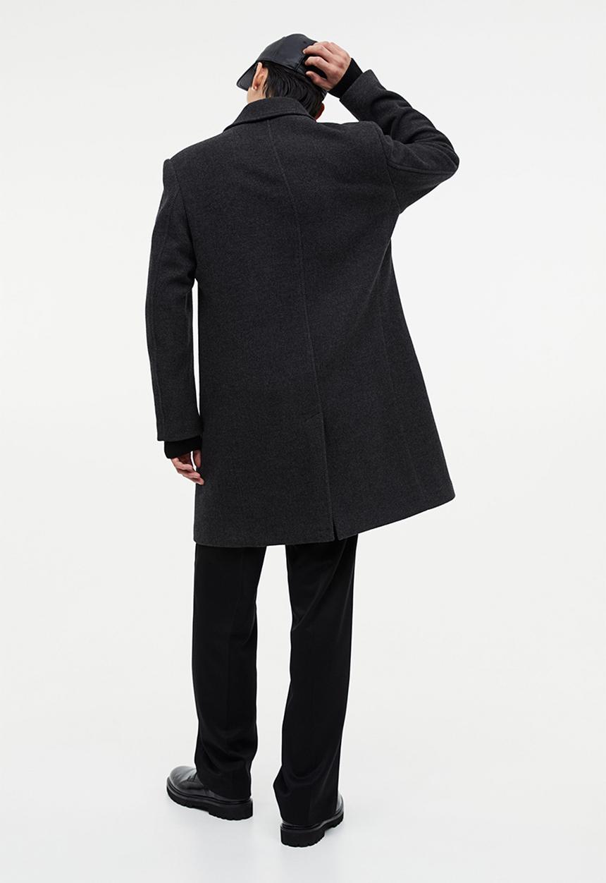 H&M - Wool-blend coat - dark grey